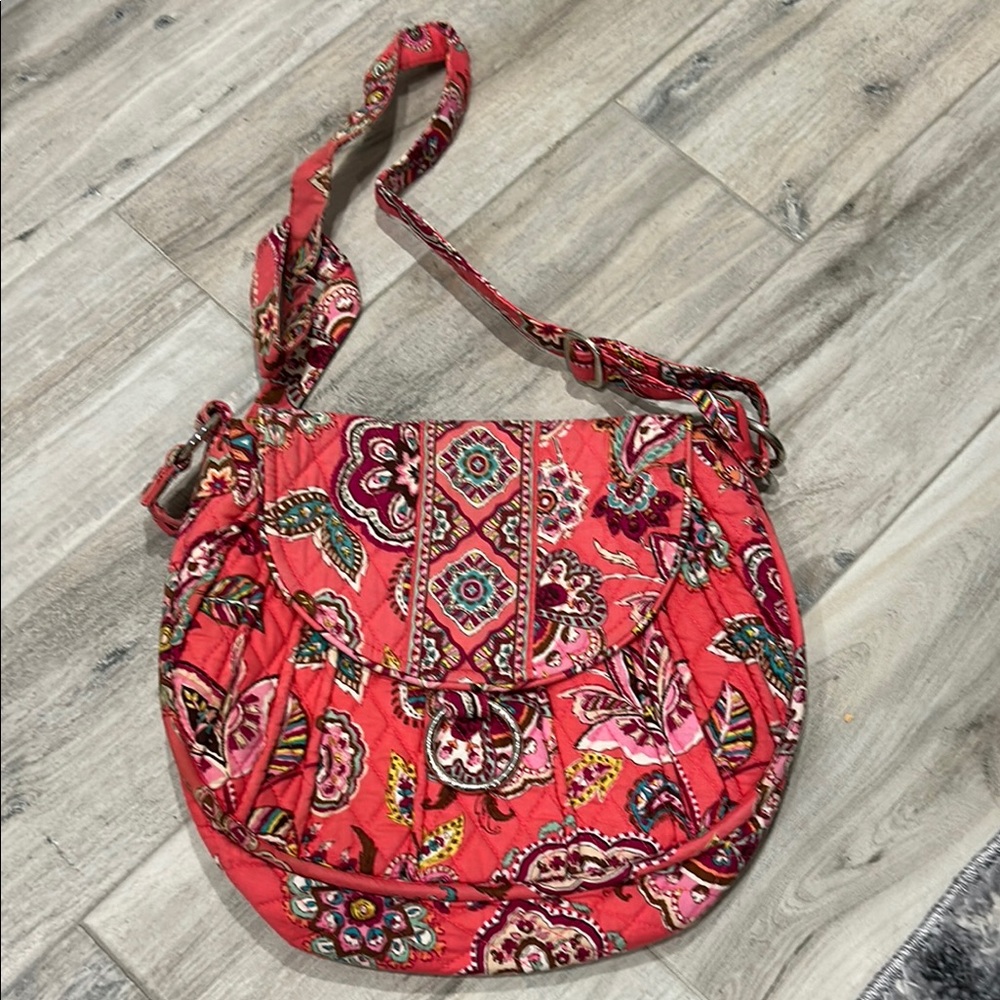 Era Bradley Floral Pink Shoulder Bag